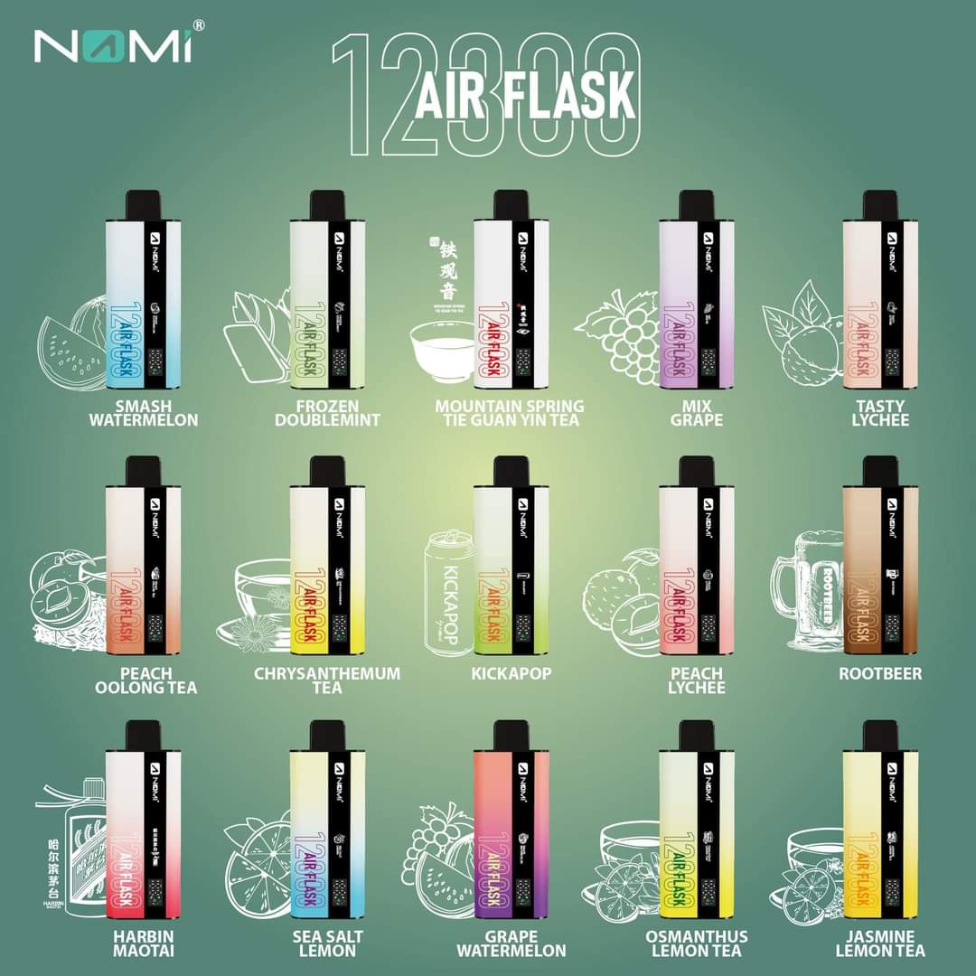 NOMI AIR FLASK 12300 | DISPOSABLE | SG VAPE